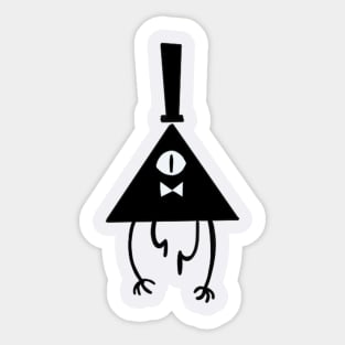 Bill Cipher Gravity Falls Sticker